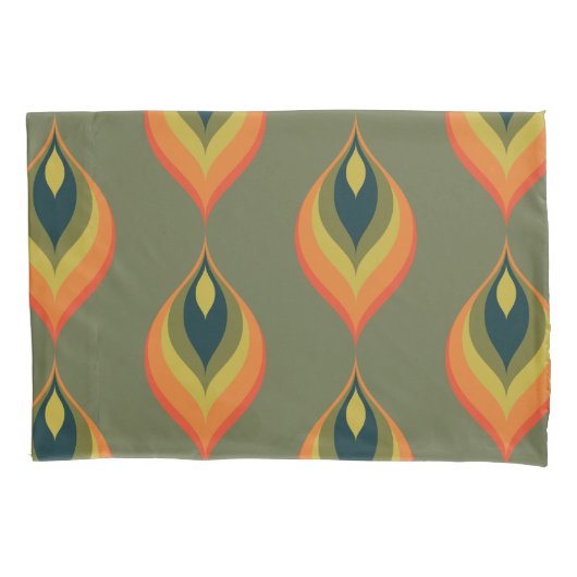 レトロ枕ケース 枕カバー (正面)