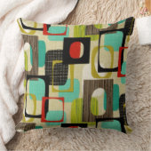 レトロ枠タン クッション (ブランケット)