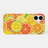 レトロ柑橘スライス iPhone 16ケース (裏面横)