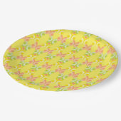 レトロ柑橘類9インチ紙プレート ペーパープレート (アングル)