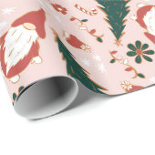 レトロ格言クリスマスラッピング紙 ラッピングペーパー (ロールコーナー)