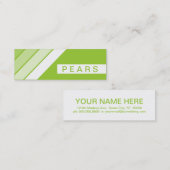 レトロ梨 スキニー名刺 (正面/裏面)