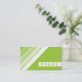 レトロ梨 名刺 (スタンド正面)