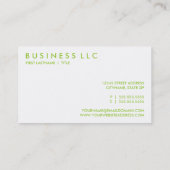 レトロ梨 名刺 (裏面)