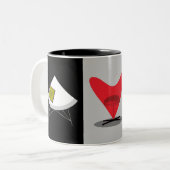 レトロ椅子 ツートーンマグカップ (正面左)