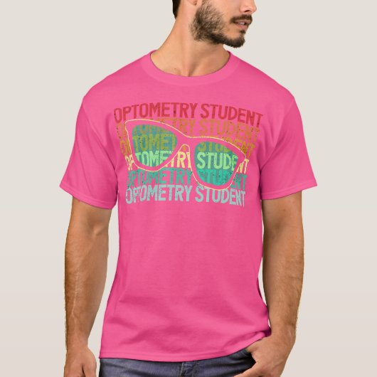 レトロ検眼学生の将来の検眼医 Tシャツ (正面)