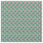 レトロ楕円と半円 ファブリック (クローズアップ)