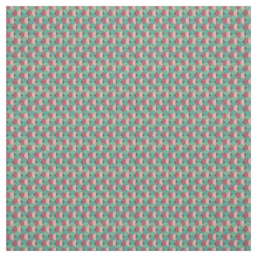 レトロ楕円と半円 ファブリック (見本)