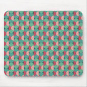 レトロ楕円と半円 マウスパッド (正面)