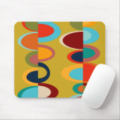 レトロ楕円 マウスパッド (マウス)