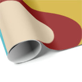 レトロ楕円 ラッピングペーパー (ロールコーナー)