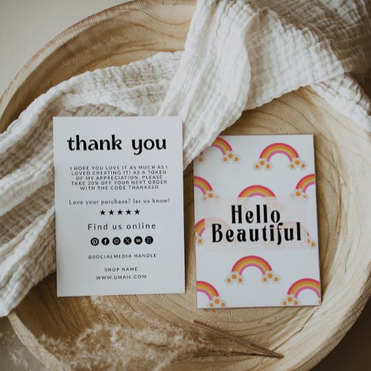 レトロ業務サンキューカード サンキューカード