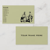 レトロ業者 名刺 (正面/裏面)