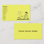 レトロ業者 名刺 (正面/裏面)