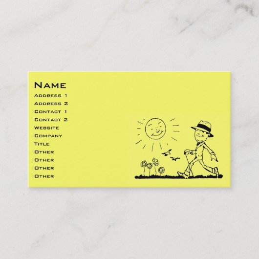 レトロ業者 名刺 (正面)