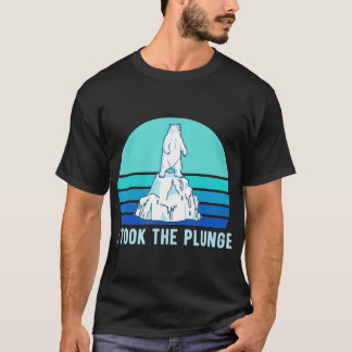 レトロ極地プランジヴィンテージ極熊おもしろいがPを取った Tシャツ