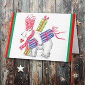 レトロ極軸受ギフトクリスマス シーズンカード