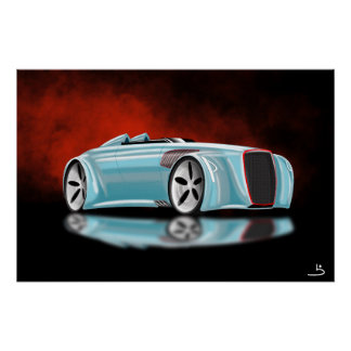 レトロ概念車 ポスター