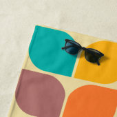 レトロ模様 ビーチタオル (インサイチュ)