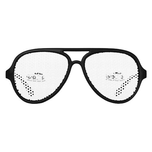 レトロ機械 アビエーターサングラス (正面)