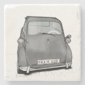 レトロ機械 ストーンコースター (正面)