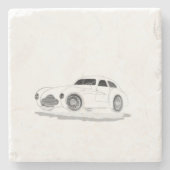 レトロ機械 ストーンコースター (正面)