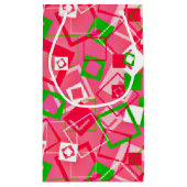 レトロ正方形パターン スモールペーパーバッグ (裏面)