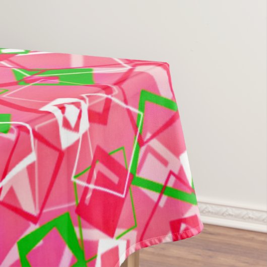 レトロ正方形パターン テーブルクロス (インサイチュ)