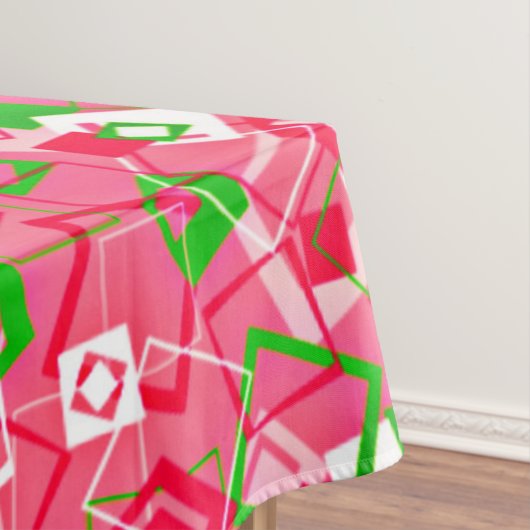 レトロ正方形パターン テーブルクロス (インサイチュ)