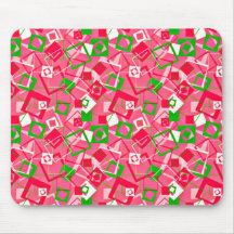 レトロ正方形パターン