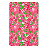 レトロ正方形パターン ミニクリップボード (裏面)