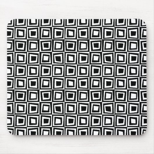レトロ正方形 マウスパッド (正面)