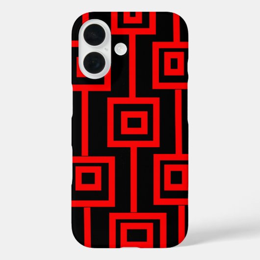 レトロ正方形 Case-Mate iPhoneケース (裏面)