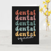 レトロ歯科班 |歯科チーム |歯科スタッフ カード (黄色い花)