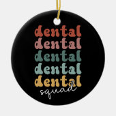 レトロ歯科班 |歯科チーム |歯科スタッフ セラミックオーナメント (正面)