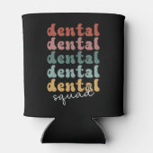 レトロ歯科班 |歯科チーム |歯科スタッフ 缶クーラー (裏面)