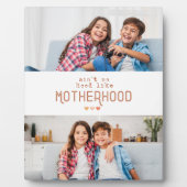 レトロ母の日2写真カスタム板 フォトプラーク (正面)