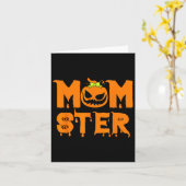 レトロ母ハロウィンママ衣装マザーハロー カード (黄色い花)