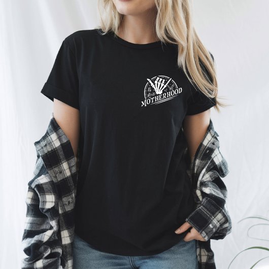 レトロ母性ロックスケルトン皮肉ママのギフト Tシャツ