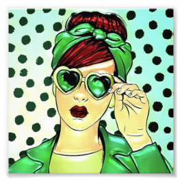 レトロ母 フォトプリント           