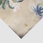 レトロ水彩海賊船パームツリーデクページ 薄葉紙 (詳細)