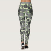 レトロ水玉模様ピンチ、ニップ、タック、ストライプレギンス レギンス (裏面)