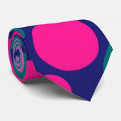 レトロ水玉模様モザイクパターン#6 ネクタイ (ロール)