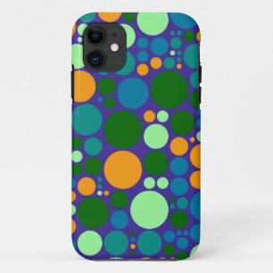 レトロ水玉模様モザイクパターン#6 iPhone 11 ケース