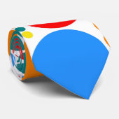 レトロ水玉模様モザイクパターン#7 ネクタイ (ロール)