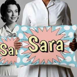 レトロ水玉模様50年代スタイルロカビリービベス アクセントクッション