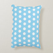 レトロ水玉模様50年代スタイル アクセントクッション (裏面(縦))