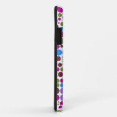 レトロ水玉模様 |赤い緑のブルーパープル Case-Mate iPhoneケース (裏面/右)