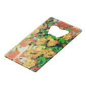 レトロ油彩画：ヴァンゴッホモネ クレジットカード栓抜き (正面アングル)