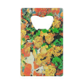 レトロ油彩画：ヴァンゴッホモネ クレジットカード栓抜き (裏面)